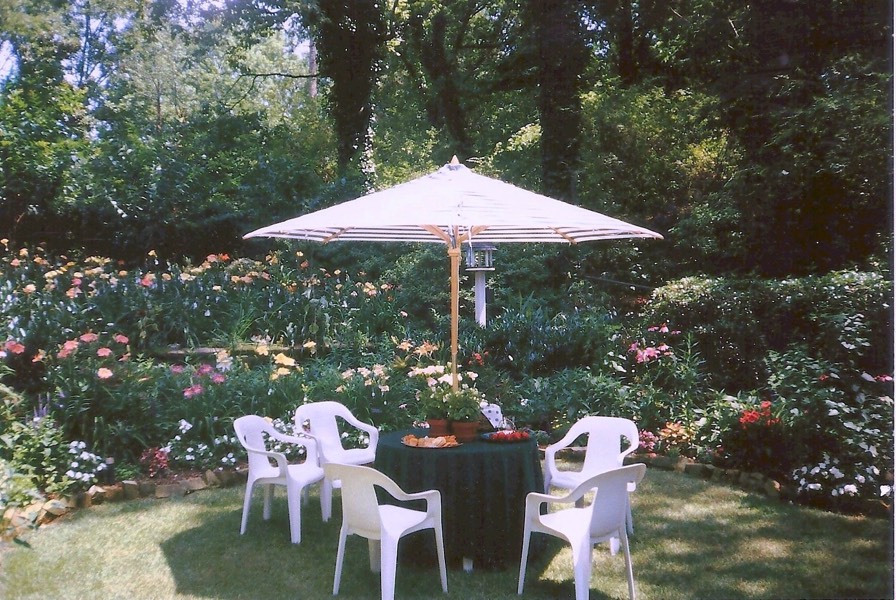 Garden party outdoor dining